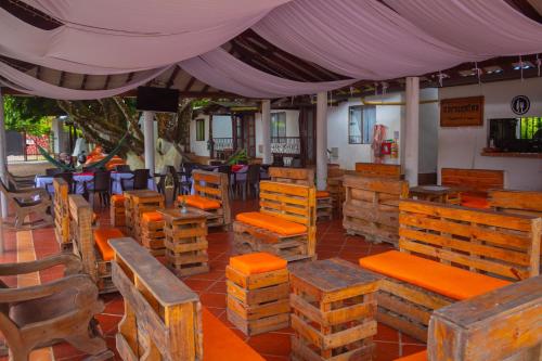 Restaurant, Cabanas El Saman Villavicencio in Villavicencio