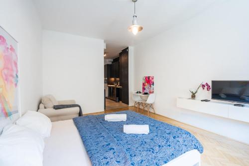 Bright Studio in Buda, Free Public Parking nearby, Budapešť (fotografie 9)