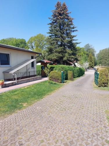 Viesnīcas āriene, Ferienhaus Flessenow am Schweriner See in Dobin am See
