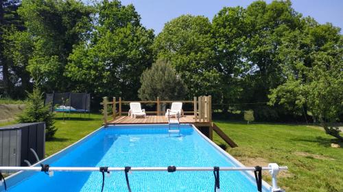 Gite "home" avec piscine - Location saisonnière - Juvigny-les-Vallées