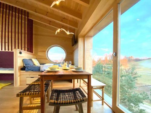Iekārtas, Bird Lodge for 6 guests, 50 m from the lake, sauna, hot tube in Wielki Gleboczek