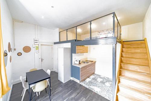 Studio Dumas-Charmant 2 pers-métro Valmy - Location saisonnière - Lyon