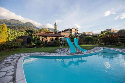 Piscine, Hotel Tiosh Abaj in Santiago Atitlán