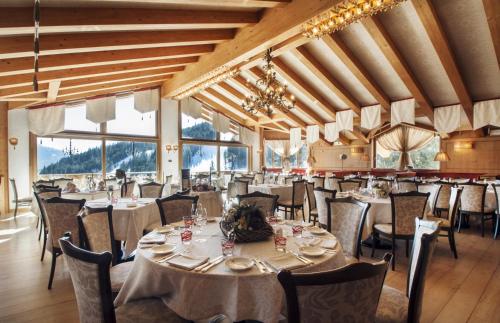 Restaurant, Cristal Palace Hotel in Madonna di Campiglio