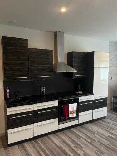 ห้องครัว, Apartmán v rodinném domě (Apartman v rodinnem dome) in ยาโรเมอร์