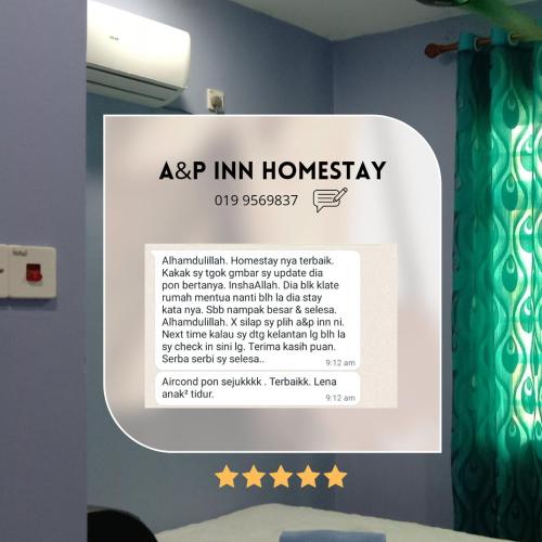 A&P Inn Homestay Machang in Tanah Merah