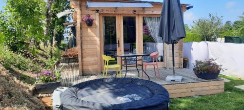 Chalet Studio 5kms Etretat in Villainville