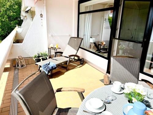 Varanda/terraço, Ferienpark Sierksdorf App 193 - Strandlage Strandkorb in Sierksdorf