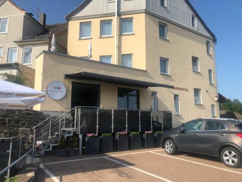 A szálláshely kívülről, Burghotel Homberg in Homberg (Efze)