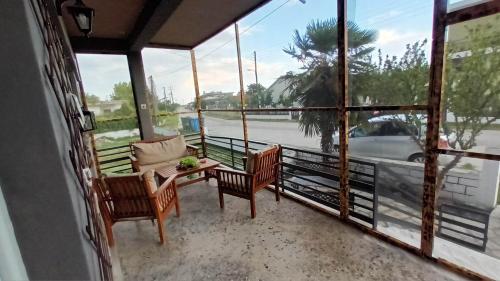 Balcony/terrace, KALLIOPI'S HOUSE in Avdhira