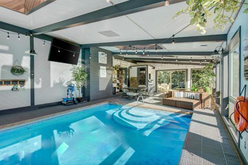 Indoor Pool and Hot Tub on Golf Course