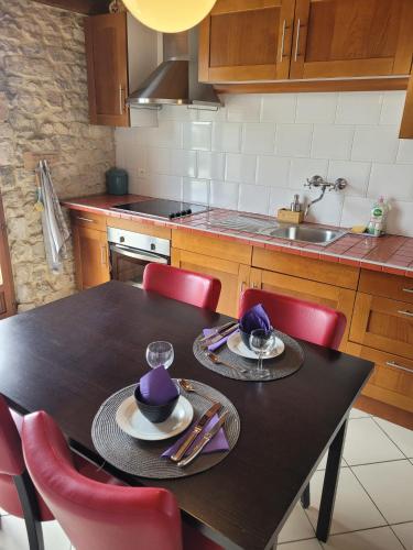 virtuve, Chez Catharina Oldtimer B&B in Levoncourt