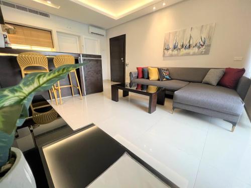 Kitchen, Beachfront Chalet in Aqualand Resort - Batroun in Batroun