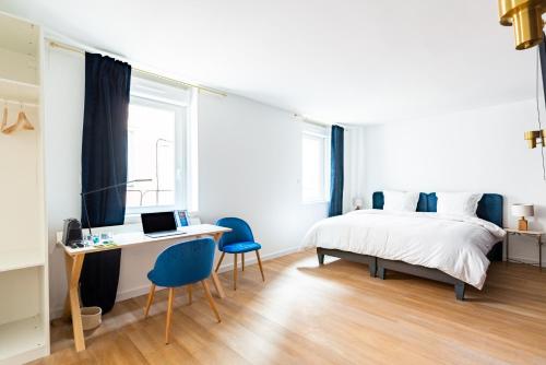 Calme & Chic bleu - Proche gare et centre, Digione