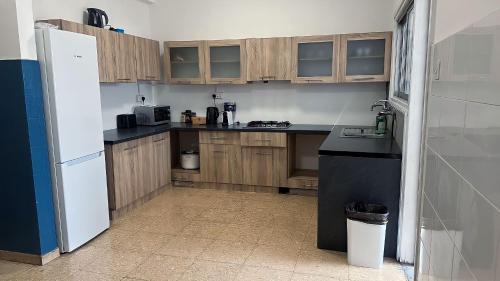 Kitchen, Unique City Hostel 100 meters from Beach in Larnaca