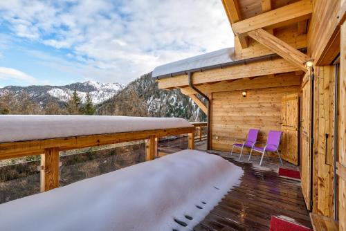 Chalet Flocon de Neige - jacuzzi - sauna Chalet Flocon de Neige - jacuzzi - sauna