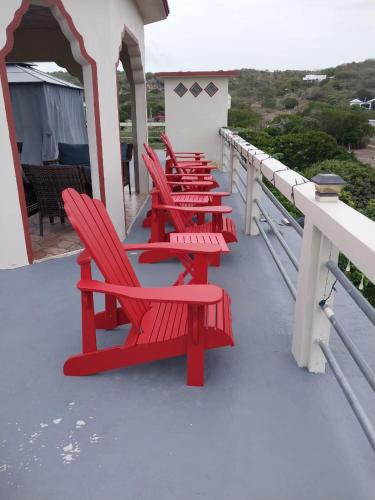 Erkély/terasz, Eliwes Villa in Treasure Beach