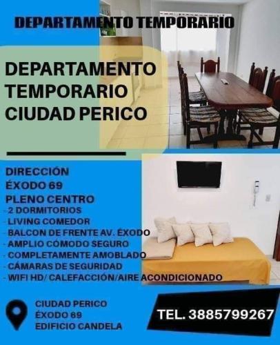 DEPARTAMENTO TEMPORARIO PERICO