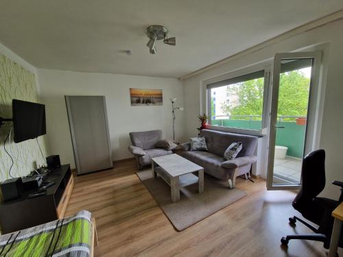 Apartment mit Balkon, perfekt als Monteurwohnung oder Stundentenwohnung