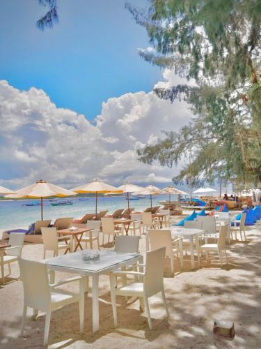 plaža, Laguna Gili Beach Resort in Lombok