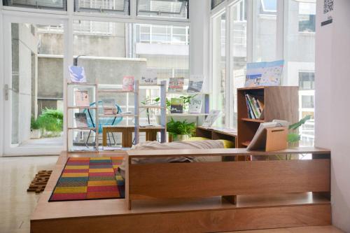 Erholungseinrichtungen, OwlStay Flip Flop Hostel Garden in Taipeh