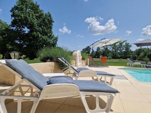 Swimming pool, Maison Cassin47 in Lavergne