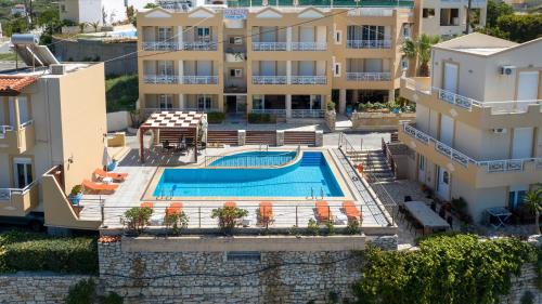 Exterior view, Sunrise Apartments in Itanos