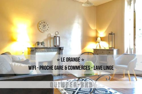 LE ORANGE - Confort - Wifi - Entre Gare et Centre