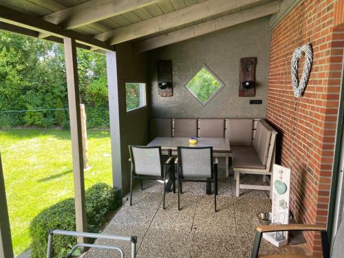 A szálláshely kívülről, Lütte Uttiet (Lutte Uttiet) in Karolinenkoog