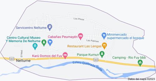 cabañas en neltume