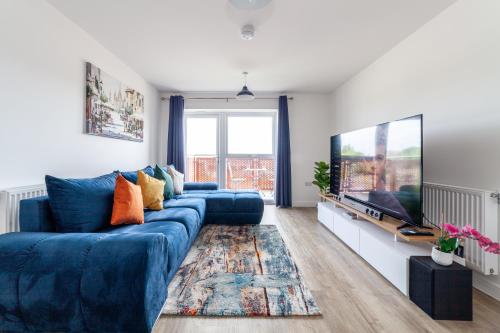 Cozy 1BR with Feature Balcony near Lakeside Shopping Centre, Thurrock