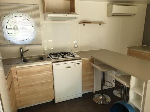 Konyha, Camping Pré Vologne (Camping Pre Vologne) in Corcieux