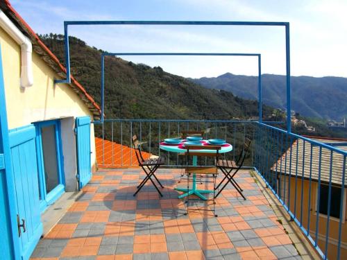 The Cinque Terre nest, with terrace and view