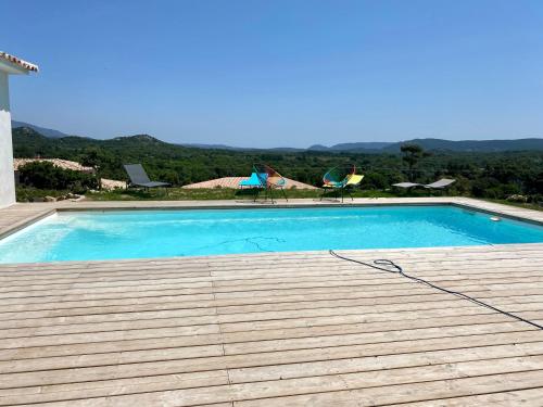 Villa de standing à Sotta vue panoramique avec T2 indépendant - Location saisonnière - Sotta