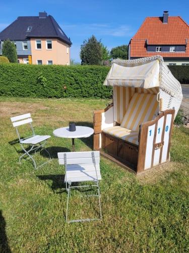 FeWhg Ostsee 4-6Pers Kamin, Garten und Grill