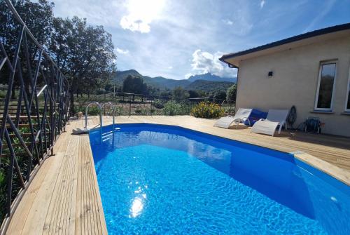 Domaine U Filanciu - Maison Chiara avec piscine - Centre Corse - Location saisonnière - Moltifao