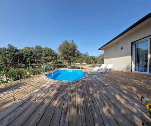 Domaine U Filanciu, Maison Ghjulia avec piscine - Centre Corse in Moltifao