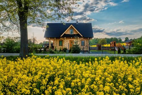 Sudecki Dym z kominkiem koło Karpacza. Agroturystyka