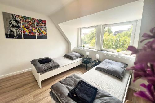Bed, Apartments in Trittau near Hamburg in Trittau