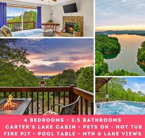 Carters Lake Cabin w/Game Room, Hot Tub, Views in Ellijay, USA
