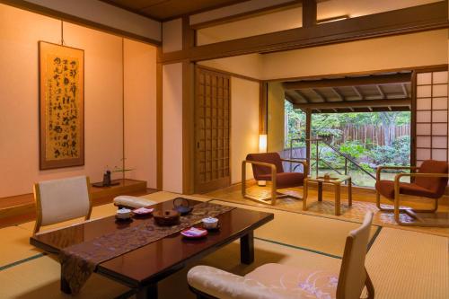 Japanese-Style Room with Open-Air Hot Spring Bath, Garden View
