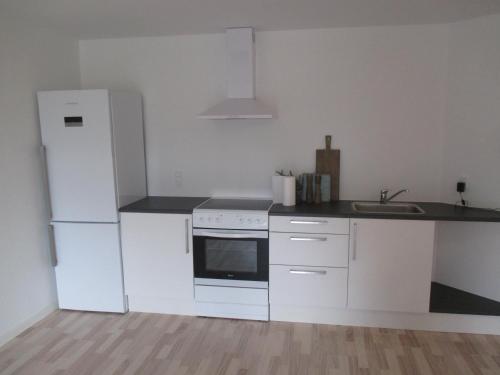 Konyha, White House Hotel Apartments in Brande