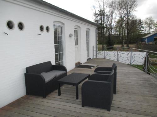 Erkély/terasz, White House Hotel Apartments in Brande
