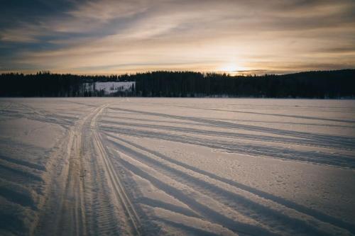 Log Cabin, forrest , sea view, north Sweden.