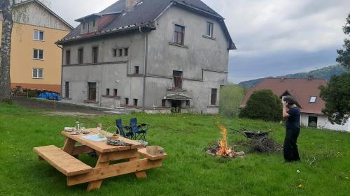 Iekārtas, Apartmán nad Teplou Vltavou (Apartman nad Teplou Vltavou) in Lenora