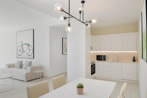 Larger Two Bedroom Apartment, 1 King, 1 Queen, City View room in Element by Marriott West Bay Doha
