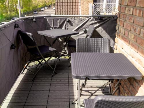 ระเบียง/ชานเรือน, Arena in der Nähe - Tiefgarage - Balkon - Küche - Smart TV (Arena in der Nahe - Tiefgarage - Balkon - Kuche - Smart TV) in เกลเซนเคียร์เชน