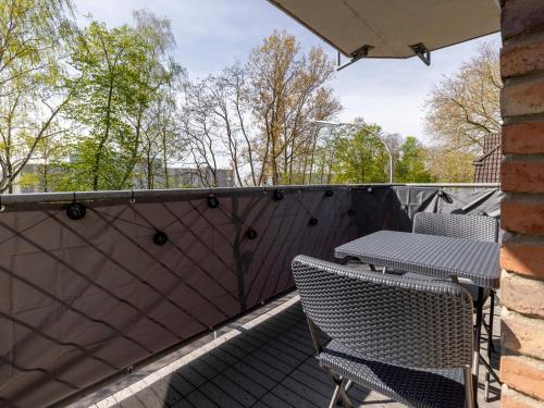 ระเบียง/ชานเรือน, Arena in der Nähe - Tiefgarage - Balkon - Küche - Smart TV (Arena in der Nahe - Tiefgarage - Balkon - Kuche - Smart TV) in เกลเซนเคียร์เชน