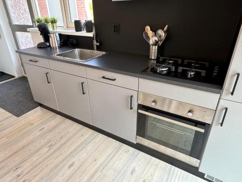 Konyha, Modern Vacation home - Near the Wadden Sea in Tzummarum