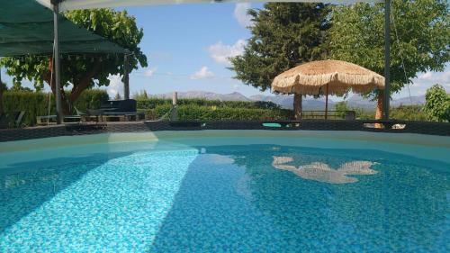 Finca Foremana - Tranquil country villa near Granada with pool table, BBQ, outdoor cinema, darts, games, plunge pool and hiking